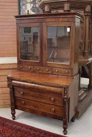 Sold at Auction: EMPIRE MAHOGANY SECRETARY BOOKCASE