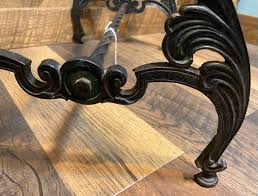 Antique Art Deco Cast Iron Vintage Bench Base Organ Seat - Etsy