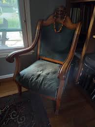 Restoration and reupholstery of armless chair?