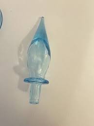 Turquoise Blue Decanter Genie Bottle 18” Tall (S11) | eBay