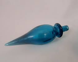 Vintage Empoli Decanter Genie Bottle Diamond Optic Mid ...