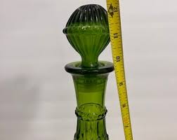 Vintage Empoli Decanter Grapes - Etsy