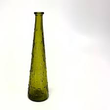 Mid 20th Century Mixed Greens Textured Glass Vessel Curation ...