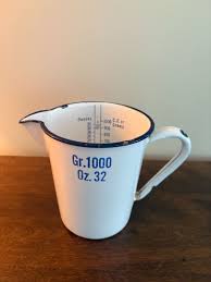 enamel measuring jug vintage – Jackson Square