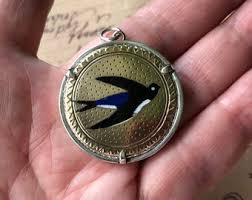 9ct VICTORIAN SWALLOW PIN Brooch | Seed Pearl Antique Pin | Antique Jewellery | Vintage Jewellery - Etsy UK