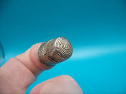 Antique Sterling Silver X Pattern Design Thimble | eBay