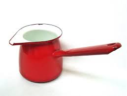 Vintage Red Enamel Coffee Pot 1970s Kitchen Decor - Etsy