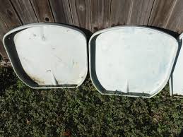 Vintage Metal Lawn Arm Chair Clam Shell Back and seat 1950's - 1960's | eBay