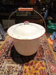 Vintage Enamel Ware Thunder Pot 8" Acme Enamelware Slop Jug ...