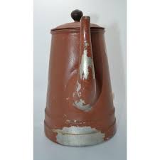 Vintage Copper Tea Kettle / Coffee Pot with Vertical Wood Handle with Lid | eBay