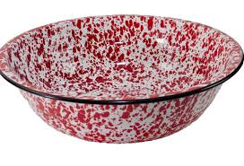 Red Speckled Enamelware | eBay