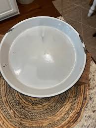 Vintage 1920's Enamelware Danish Blue With Black Trim Pie Plate Dish, Beautiful Farmhouse Vintage Decor - Etsy