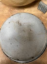 Vintage Enamel Granite Ware Cake Pan - Etsy