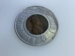 Vintage Lucky 1948D Penny Fulmer Motor Co Milton Pa Needs ...