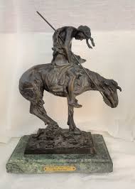 James Earle Fraser "End Of The Trail" Bronze Sculpture ...