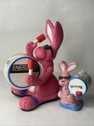 Energizer Bunnies Toy Figure Plastic Pink-not Tested Vintage ...
