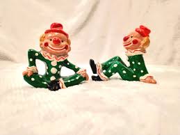 Enesco Clown Figurine Set: Retro 60s/70s Decor - Etsy