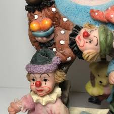 LOT 61M: Clown Collection w/ Clock & Figures | EstateSales.org