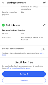 Can anyone explain this ebay promoted listing information ...