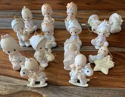 15 Dated Precious Moments "Baby's First Christmas" ornaments ...