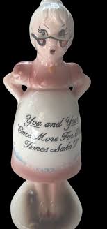 VTG EUC '50's Enesco Japan Pregnant Grandma Figurine Novelty ...