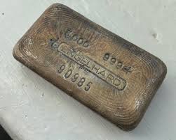 TONED 5oz Engelhard Ripple Series 1/2 Hybrid Silver Bar 999 ...