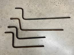 Lot of 4 1930s Ford Vintage Engine Crank Handle w/Lug Wrench Model A, B, T? | eBay