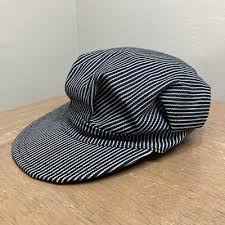 Rubie's Denim Train Conductor Hat Children's Blue White ...