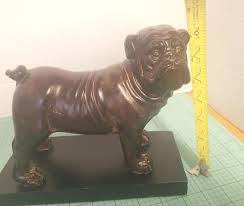 Vintage Bulldog Statue/Figure. Pet Dog Trophy Adorable ...