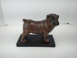 English Bulldog Z Gallerie Statue Sculpture Figurine Bronze ...