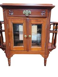 1970s Vintage Cachet England Mahogany Drinks Cabinet With ...