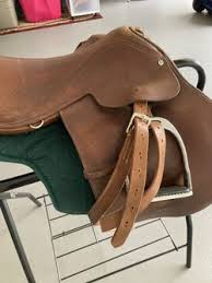 Saddle (youth/teen) 15 Inch + Saddle Pad, Cover, Stand And Helmet for Sale in St. Charles, IL - OfferUp
