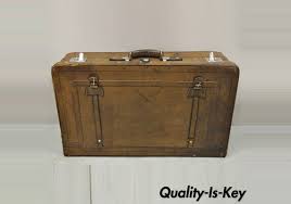 Vintage Brown Distressed Leather 33" Luggage Suitcase by ...