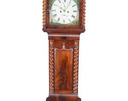 Antique Oak and Mahogany Grandfather Clock by W Prior ...