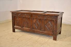 18th Century English Oak Blanket Chest For Sale at 1stDibs