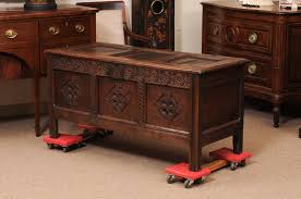 Early 18th Century English Oak Coffer / Trunk with Paneled ...
