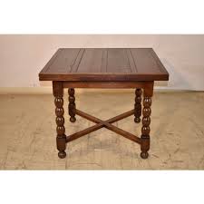 English Oak Draw Leaf Table, Circa 1900 | Chairish