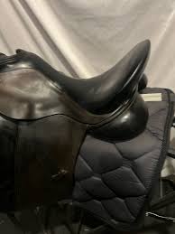 Trilogy Verago Elite Seat Size 17 Black Leather 5" Dressage ...