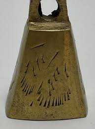 Vintage India Small Etched Brass Bell--2.25" Tall | eBay