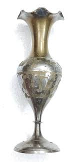Vintage Beautiful Handmade & Hand Engraved Flower Vase For ...