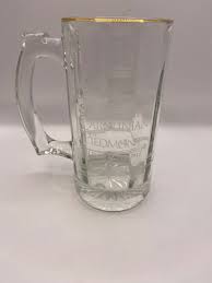 Vintage Amtrak Etched Glass Mug/Beer Stein, Atlantic Coast ...