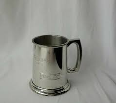 Vintage Wentworth Pewter Beer Mug Stein Tankard Sheffield ...