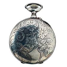 Antique Unbranded Cylinder Escapement Pocket Watch Sterling ...