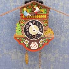 Mid-century Vintage German Black Forest Bavaria Wind up ...