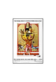 Enter the Dragon Movie Poster Glossy High Quality Print ...