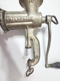 ANTIQUE ENTERPRIZE 10 Tinned Meat Blood Sausage Chopper Grinder Cube Manual | eBay UK