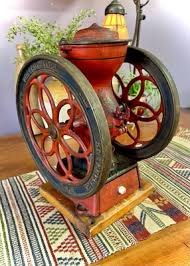 Antique ENTERPRISE MFG CO of Philadelphia Cast Iron, Double Wheel COFFEE GRINDER | eBay