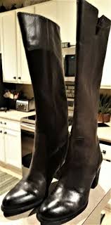 Vince Camuto Grayish Leather Boot 7.5 | eBay