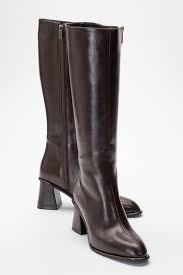 Prologue Shoes Paradis Block Heel Knee High Boot (Women ...