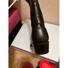 Leather cowboy boots By shyanne Black size 38 EU in Leather ...